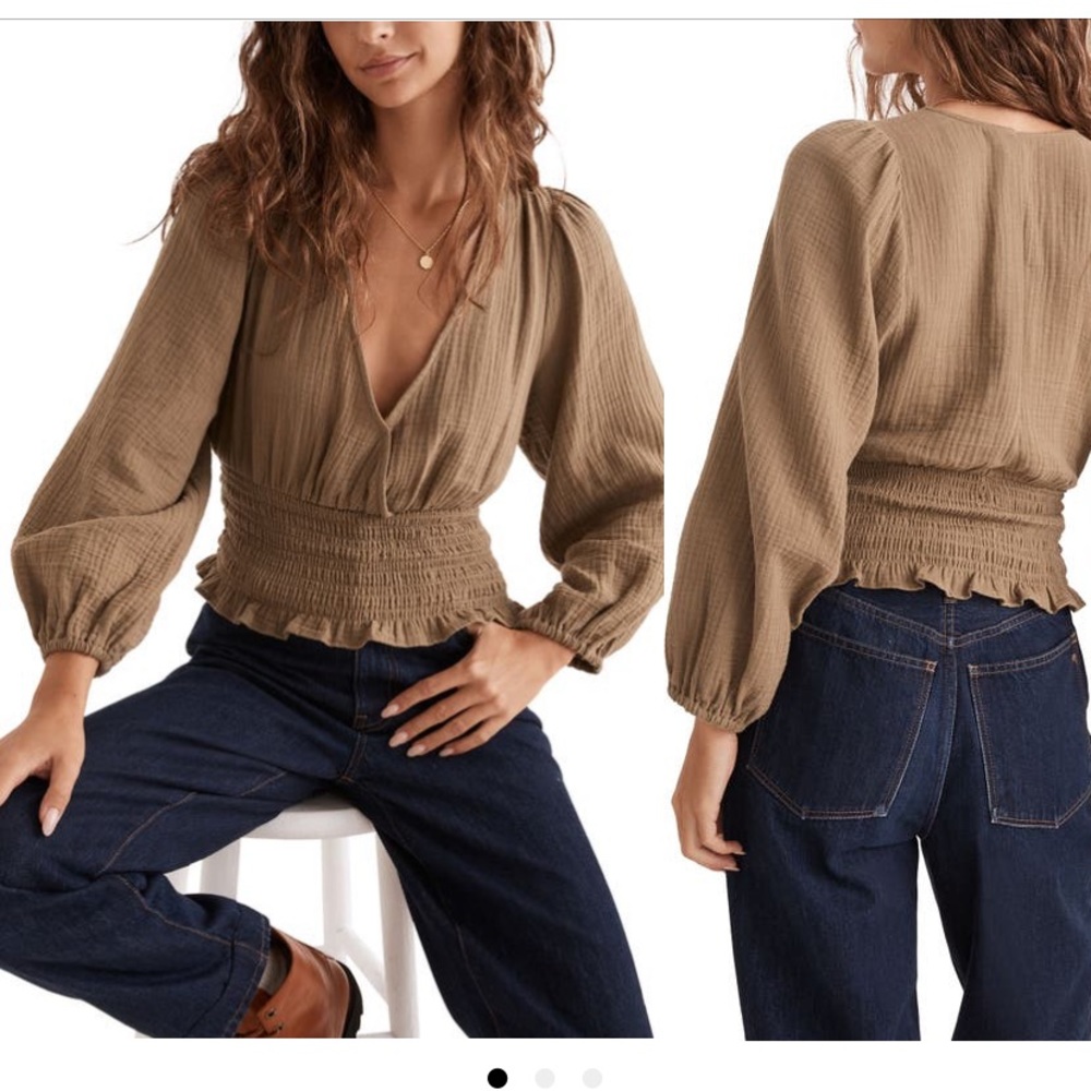 Madewell top - Picture 3 of 4